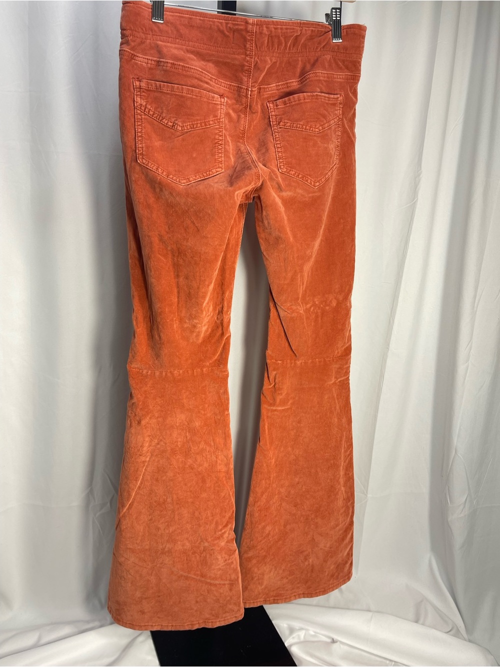 We The Free “Jayde Jean” in Rust Corduroy Flare Pants w/elastic waist! 70s boho - Picture 6 of 10